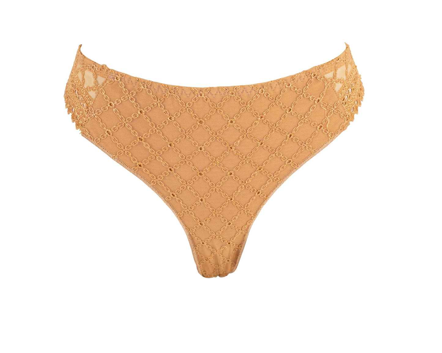 Elegant embroidery thong from the Paco line by Louisa Bracq from France at Di Moda Lingerie Toronto.