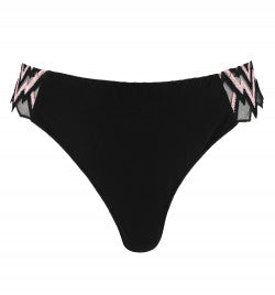 The Louisa Bracq tanga from the Ziggy line is a faithful reference to the aesthetics of David Bowie.