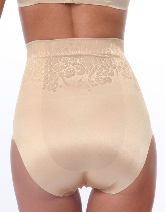 Jacquard fabric, high-waisted control culotte by Andra from Italy at Di Moda Lingerie.