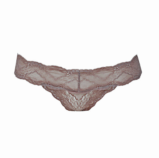 Experience Leilieve's I Love Colors Brazilian Panty, crafted from ultra-lightweight stretch lace. This vibrant and feminine piece of lingerie offers breathable comfort throughout your day.