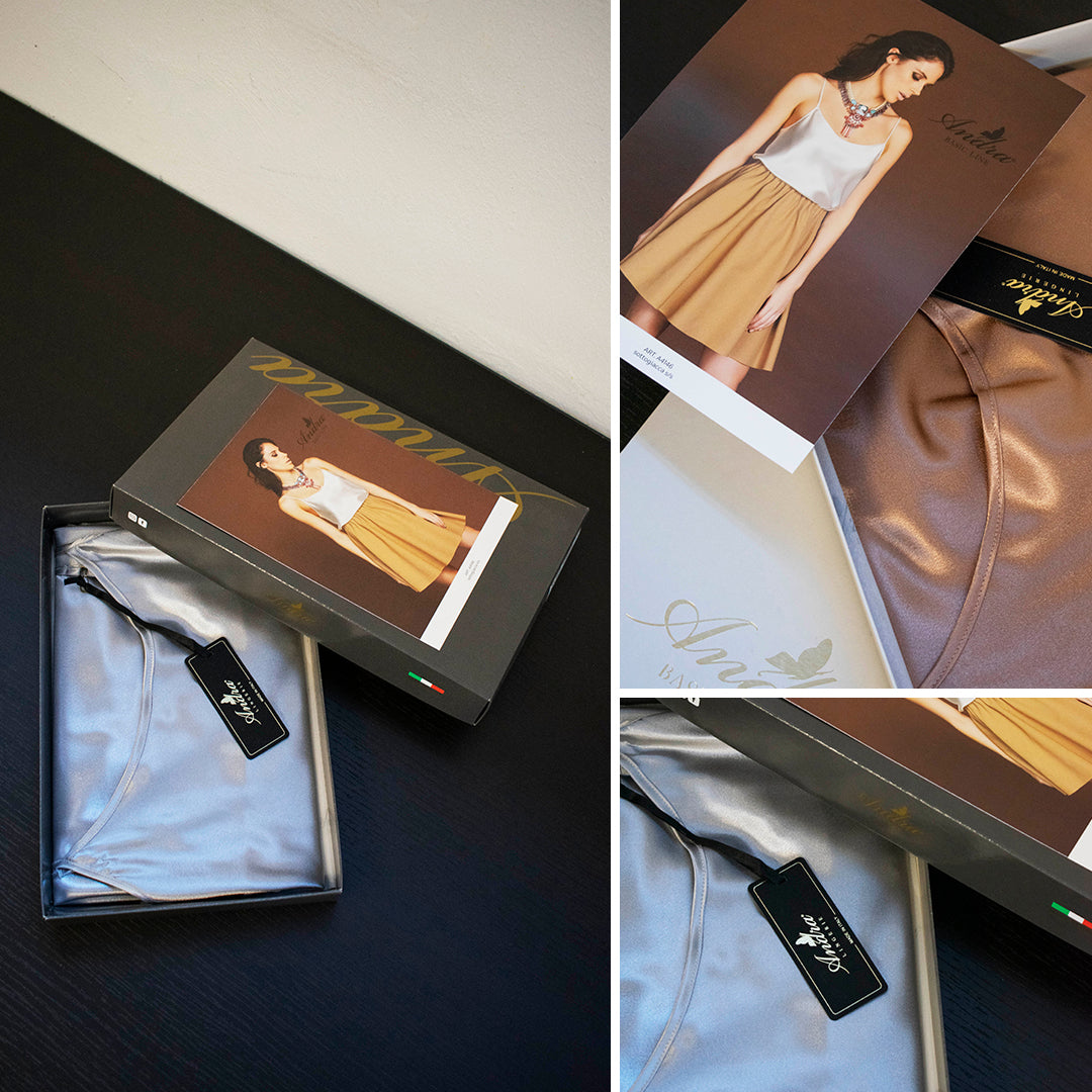 Spaghetti Straps Satin Top