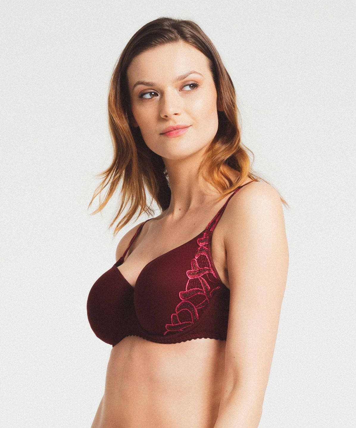 Louisa Bracq Julia Flamboyant Embroidery Spacer Cup Bra | Di Moda Lingerie