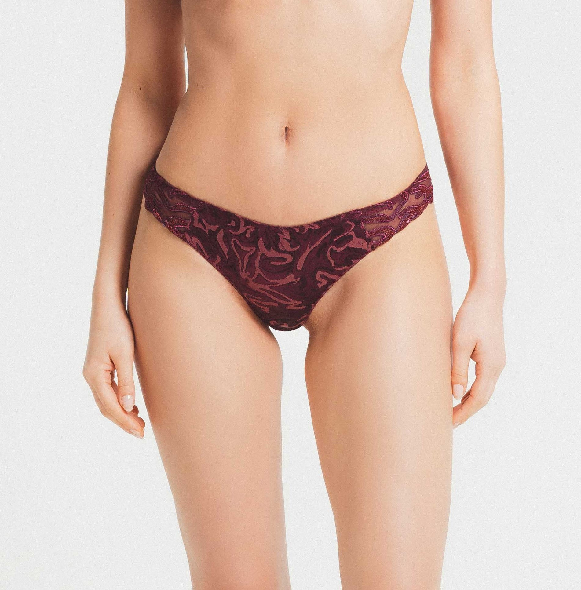 Louisa Bracq Vortex Luxurious Silk Tanga