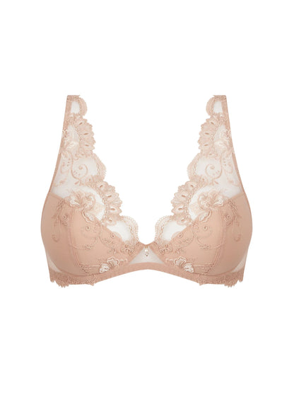 Deesse en Glam Light Padded Triangle Bra Front 