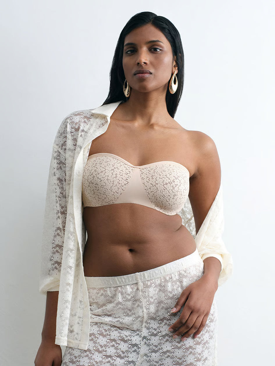 NORAH COMFORT Unlined Bandeau Strapless Bra