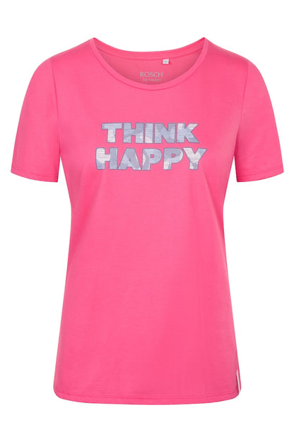Front of the Be Happy Jersey Cotton Comfortable T-Shirt