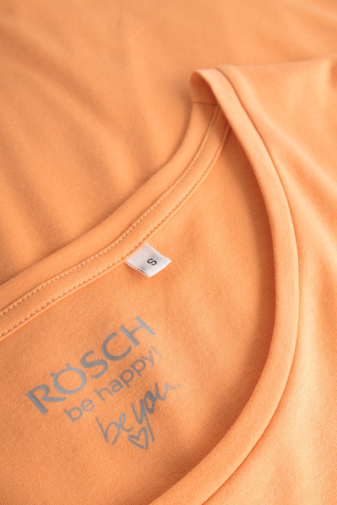 Neckline of the Be Happy Jersey Cotton T-Shirt