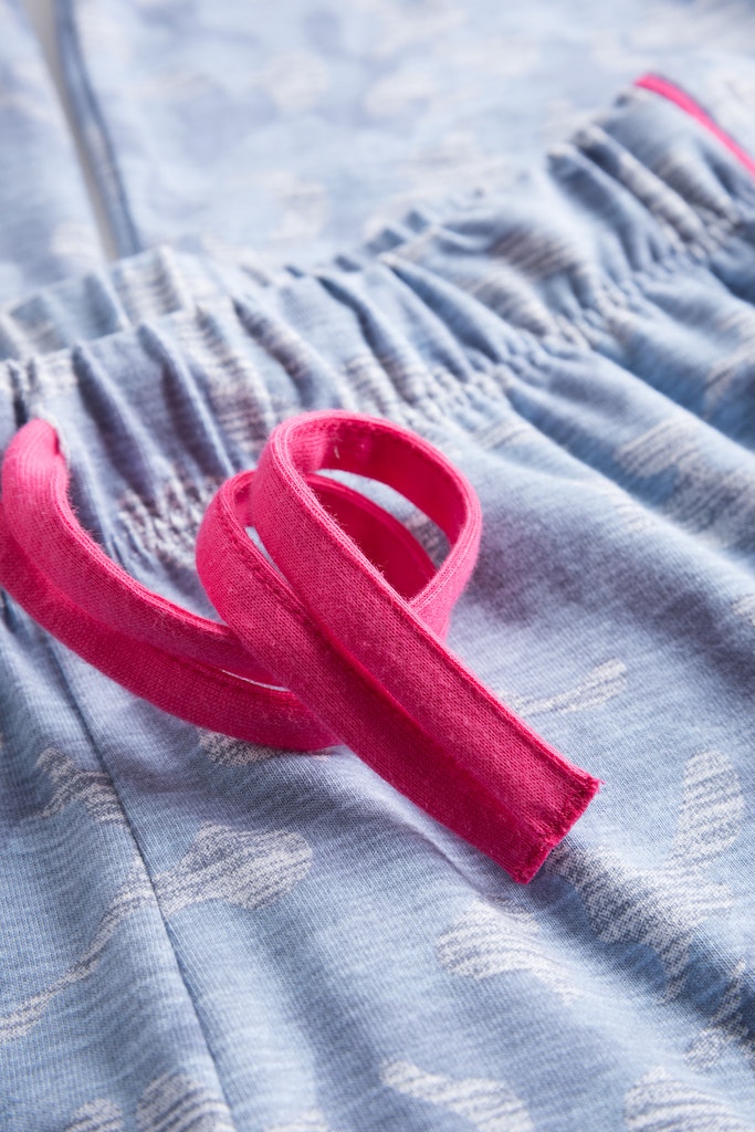 Waistband with drawstring  of the Be Happy Camouflage Cotton Pants