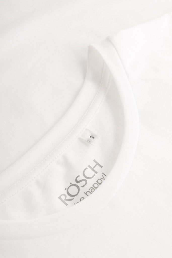 Be Happy Jersey Cotton Classic T-Shirt with detail on neckline 