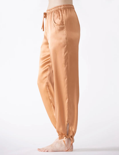 NK IMODE Sierra Ankle Tie Silk Joggers