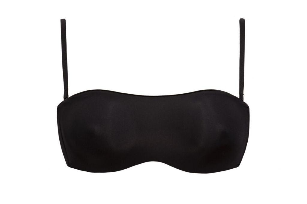 The Strapless Graduated Cup Bra from the Fantastic line by SIéLEI of Italy is crafted from lightweight microfiber fabric.