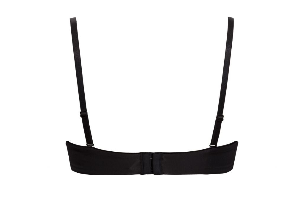 The Strapless Graduated Cup Bra from the Fantastic line by SIéLEI of Italy is crafted from lightweight microfiber fabric.