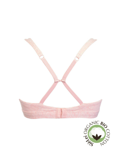 Organic Cotton Wireless Triangle Bra