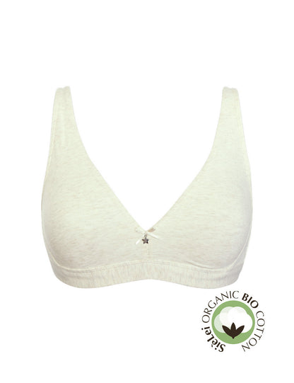 Organic Cotton Wireless Triangle Bra