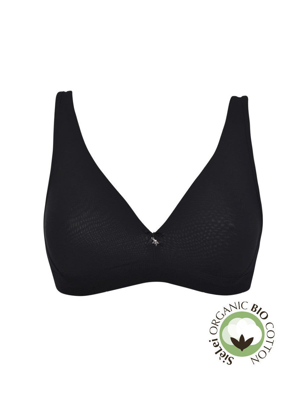 Organic Cotton Wireless Triangle Bra