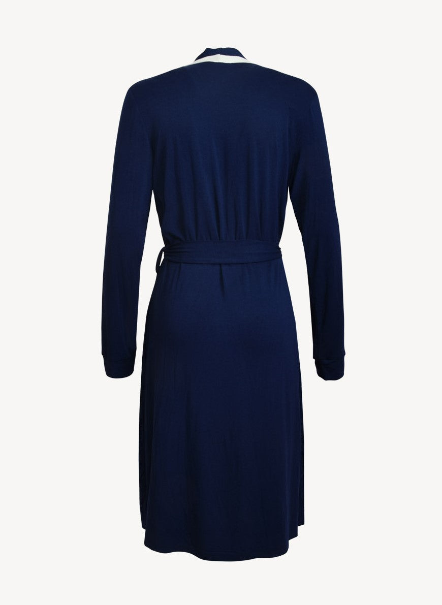 Long Sleeve Soft Dressing Robe by SIeLEI Italy